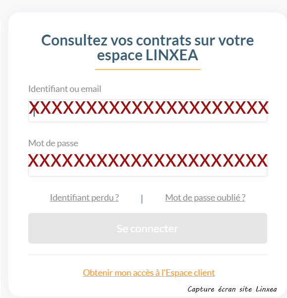 connexion espace client Linxea