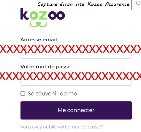 Se connecter espace client Kozoo