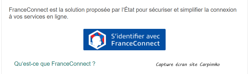 Se connecter avec FranceConnect